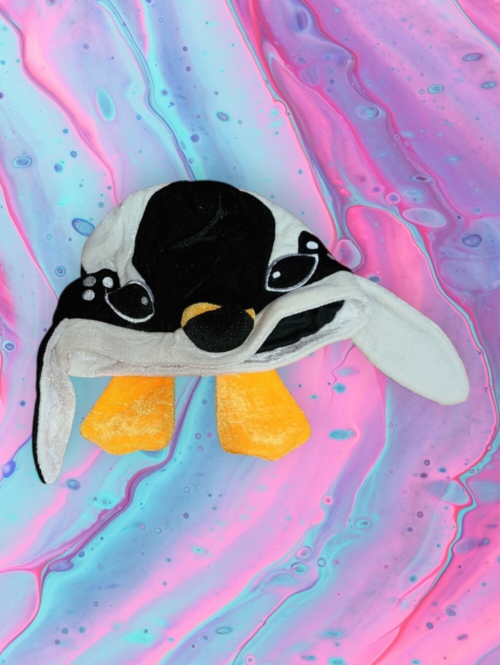 Sea World Penguin osfm plush hat